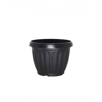VASO GREGO REDONDO M PRETO - 4,8L