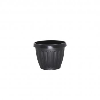 VASO GREGO REDONDO P PRETO - 2,2L
