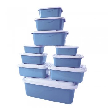 CJ. ORGANIZADOR VERSÁTIL 5,5L + 3 PMG RET 1390ML/700ML/300ML - 10PÇS