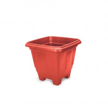 VASO QUADRADO M TERRACOTA 3,5L
