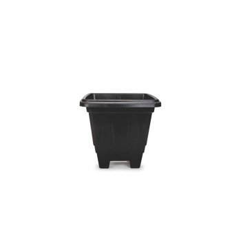 VASO QUADRADO P PRETO - 1,7L