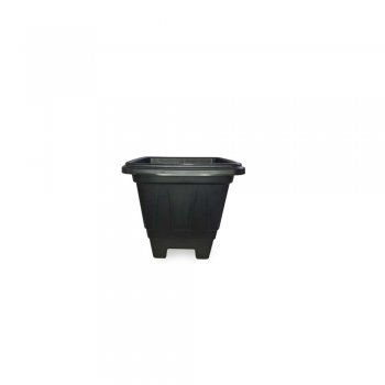 VASO QUADRADO MINI PRETO - 330ML