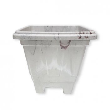VASO QUADRADO GG MARMORIZADO - 16L