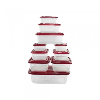 TOP 10 PÇS: CAIXA RETANGULAR 3,3L + 3 PMG RETANGULAR 300/700/1,390ML