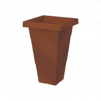 VASO ROMA QUADRADO TERRACOTA - 16,5L
