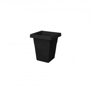 VASO ROMA QUADRADO P PRETO - 2,5L