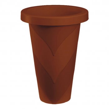 VASO ROMA REDONDO GG TERRACOTA - 21L