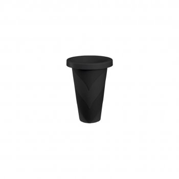 VASO ROMA REDONDO P PRETO - 1,7L
