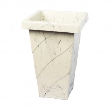 VASO ROMA QUADRADO GG MARMORIZADO - 20L
