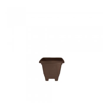 VASO QUADRADO MINI MARROM TABACO - 330ML
