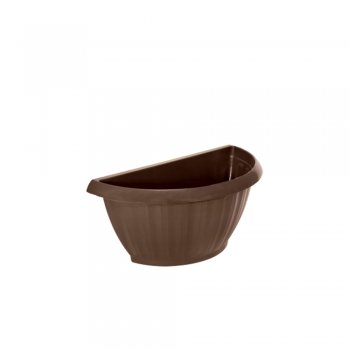 VASO GREGO DE PAREDE P MARROM TABACO - 820ML