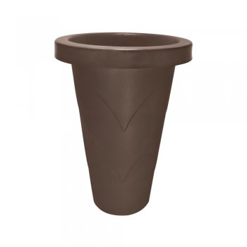 VASO ROMA REDONDO GG MARROM TABACO - 21L